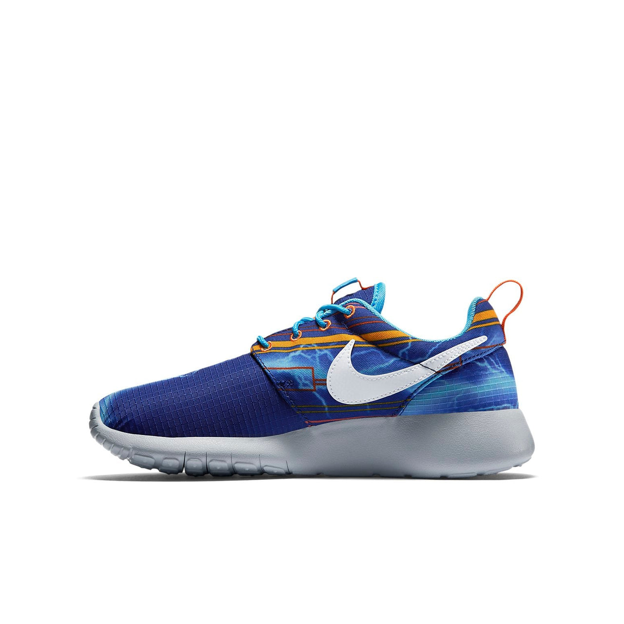 (GS) Nike Roshe One Print 'Blue White Red' 677782-401
