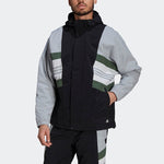 adidas UB JKT CB Fleece Lined Stay Warm Sports Woven Hooded Jacket Silver Gray GU1739