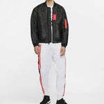 Air Jordan 23 Engineered MA-1 Men's Basketball Embroidered LOGO Baseball Jacket Black CD5713-010