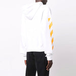 Men's Off-White FW21 Caravaggio Painting Printing Pullover Loose Fit White OMBB037F21FLE0110184