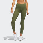 (WMNS) adidas Elv Yoga Fl 78t Casual Sports Tight Gym Pants/Trousers/Joggers Military Green GM2755