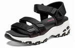 (WMNS) Skechers D'Lites Sandals Black 31514-BLK