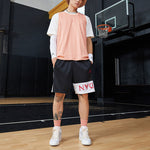 Men's Air Jordan Stripe Logo Loose Breathable Mesh Sports Madder Root Brown Vest DM1381-824