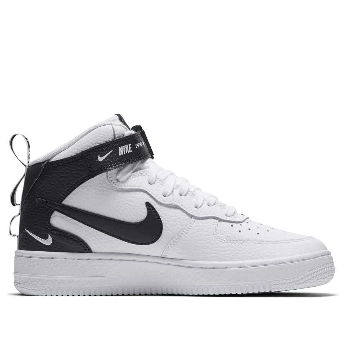 (GS) Nike Air Force 1 Mid LV8 'White Black' AV3803-100