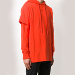 Men's Off-White Arrow Logo Orange Red OMBB051E20FLE0012010