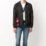 Off-White FW20 Logo Printing Jacket Men Black OMEA233E20FAB0011001