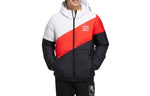 adidas neo Contrast Color Stitching Sports Stay Warm White hooded down Jacket Colorblock H45268