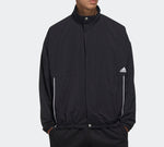 adidas Zipper Stand Collar Woven Jacket Black FM5455