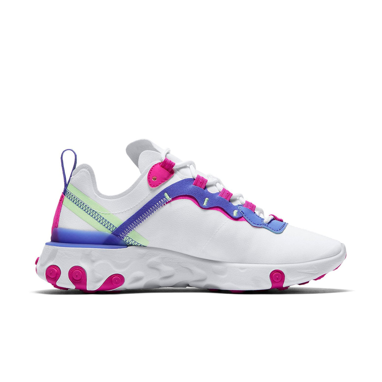 (WMNS) Nike React Element 55 'White Fire Pink' BQ2728-104