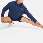 Nike Sport Clash Cardigan Sports Training Hooded Jacket Navy Blue Dark  CZ1491-410
