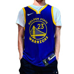 Nike NBA Icon Edition golden state warriors draymond green Jersey Blue AV4947-498