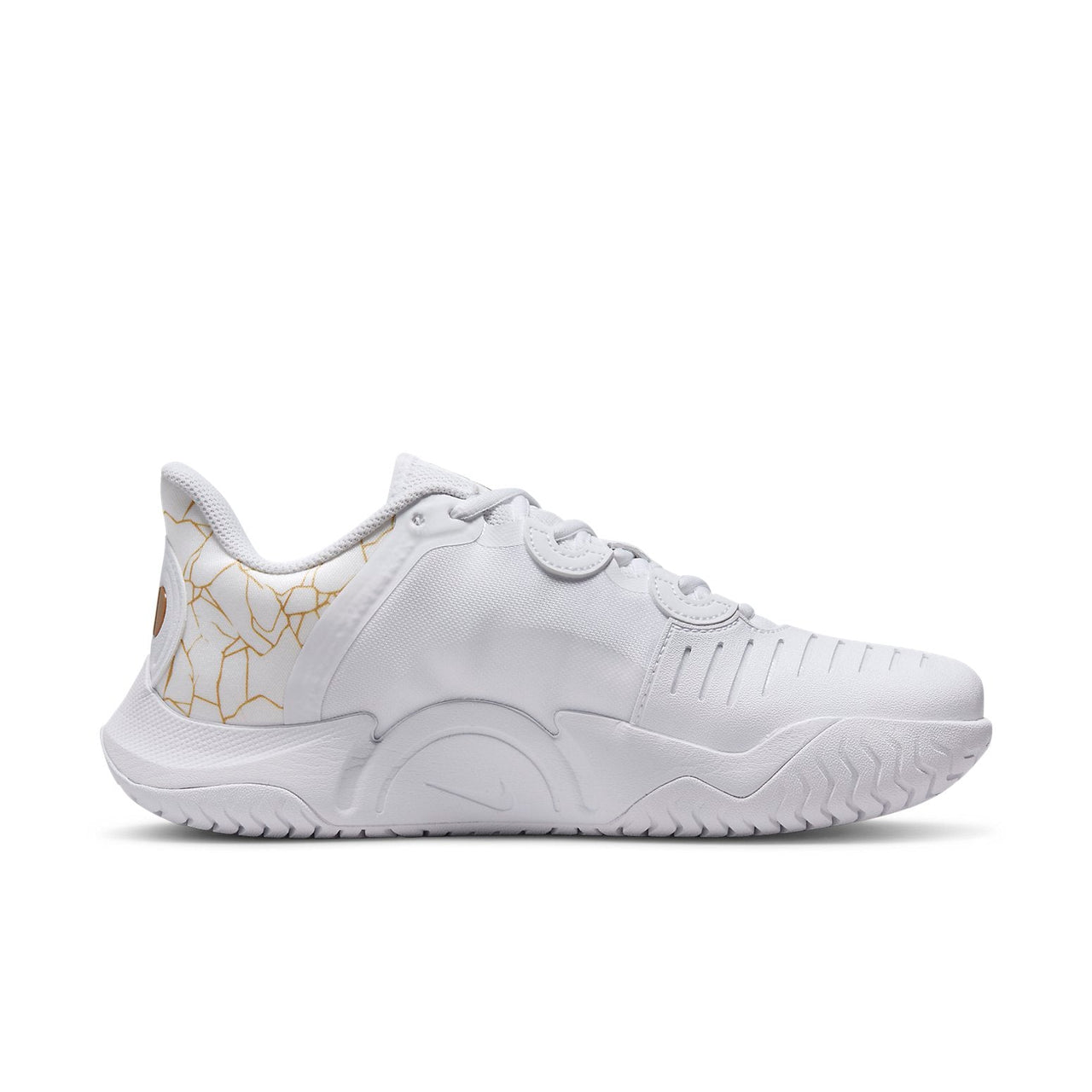 (WMNS) Nike x Naomi Osaka Court Air Zoom GP Turbo 'White Metallic Gold' DX0341-100