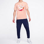 Nike AS M Nike Sportswear NSW Tee Shoe Printing Short Sleeve coral red CU6872-664