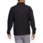 Men's adidas Cr Nvlty Vstl J Solid Color Logo Printing Zipper Stand Collar Sports Jacket Black H56797