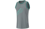 Li-Ning CBA Logo Basketball Suit 'Grey Green' AATU019-8