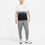 Men's Nike Logo Printing Gradient Casual Sports Round Neck Short Sleeve White T-Shirt DR7824-100