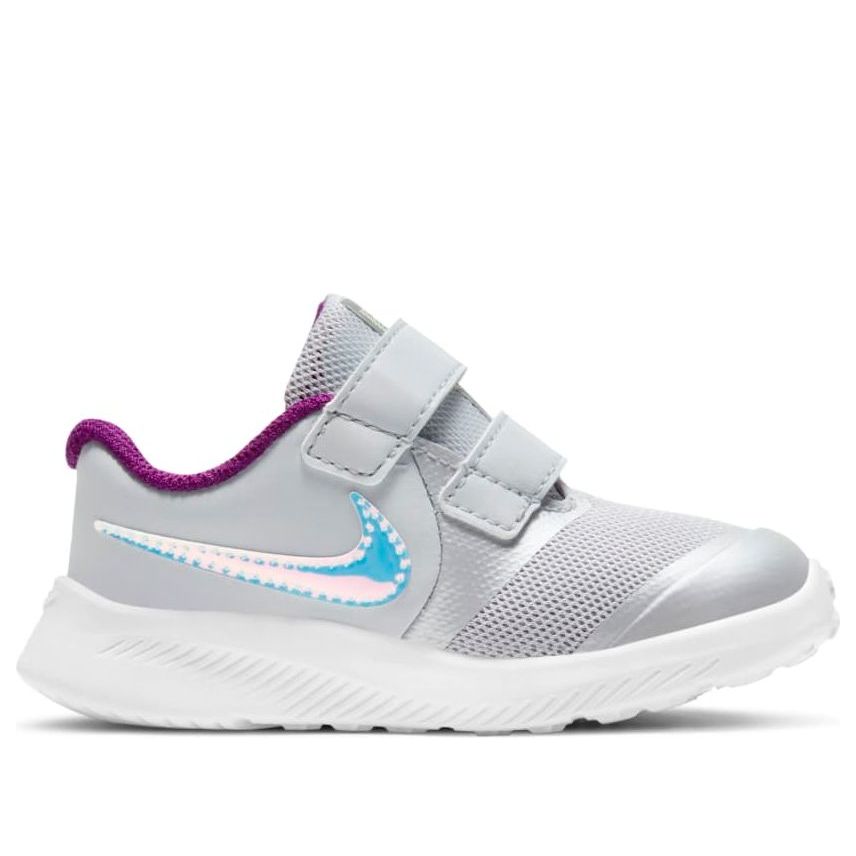 (TD) Nike Star Runner 2 Power 'Pure Platinum Iridescent Swoosh' DD5888-001