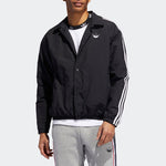 adidas originals Trefoil Shirt Button baseball uniform Jacket Black ED5516