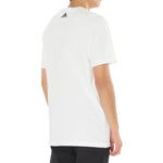 Men's adidas Comm Tee Large Alphabet Logo Printing Pullover Round Neck Short Sleeve White T-Shirt CW3589