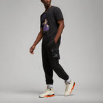 Air Jordan Jumpman Solid Color Mesh Big Pocket Breathable Lacing Sports Pants Black DM1401-010
