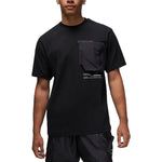 Air Jordan 23 Engineered Solid Color Pocket Round Neck Casual Short Sleeve Black DM1389-010