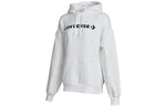 Converse Classic Logo Athleisure Casual Sports Fleece Lined Hoodie White 10021657-A02