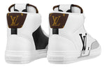 (WMNS) LOUIS VUITTON Charlie Ankle Sneakers 'White Grey Black' 1A9RYS
