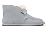(WMNS) UGG Kallen Lace Lacing Mid Tops Fleece Lined Gray 1119934-LGRY