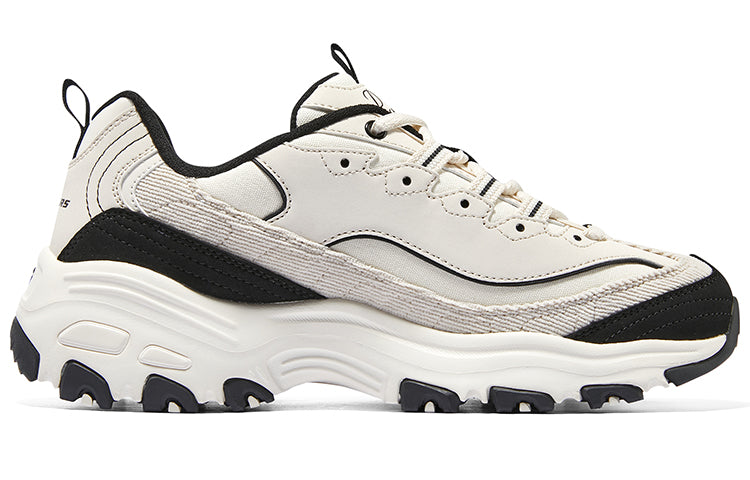 (WMNS) Skechers Arch Fit D'lites 'White Black' 896264-NTBK