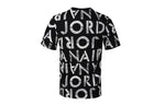 Air Jordan AS M J LBRAND SS AOP CREW T-shitr Black CN3587-010