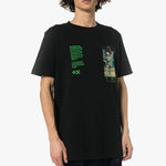 Off-White Skeleton Character Printing Short Sleeve Ordinary Version Black OMAA027R201850141088
