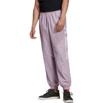 Men's adidas originals Solid Color Stripe Logo Straight Bundle Feet Sports Pants/Trousers/Joggers Pink ED6099