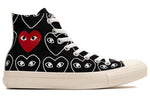 Converse CDG x Chuck Taylor All StarMulti-Heart 'Black White' 168982C