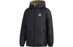 adidas Rev 3st Down Ho Stay Warm Reversible Outdoor hooded down Jacket Khaki Brown EH4009