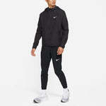 Nike As Men's Nk Rpl Miler JKT Jacket Reflective Logo Print Woven Sports Hooded Jacket Men's Black DD4747-010