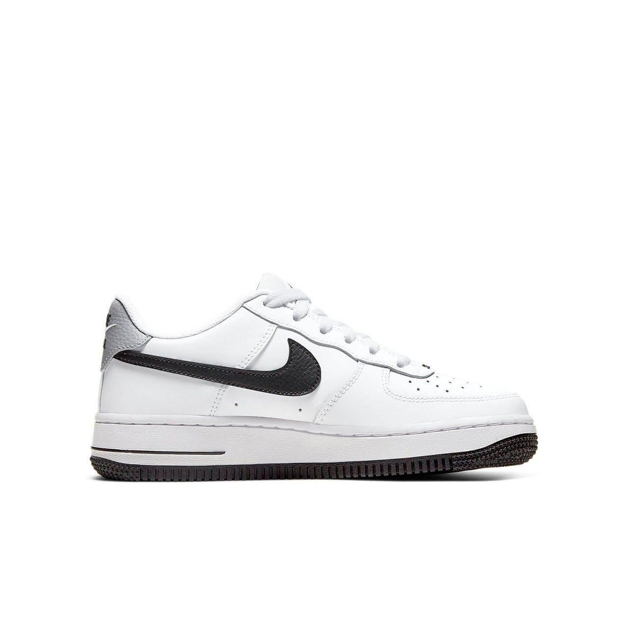 (GS) Nike Air Force 1 LV8 'White Black Mini Swoosh' CT5531-100