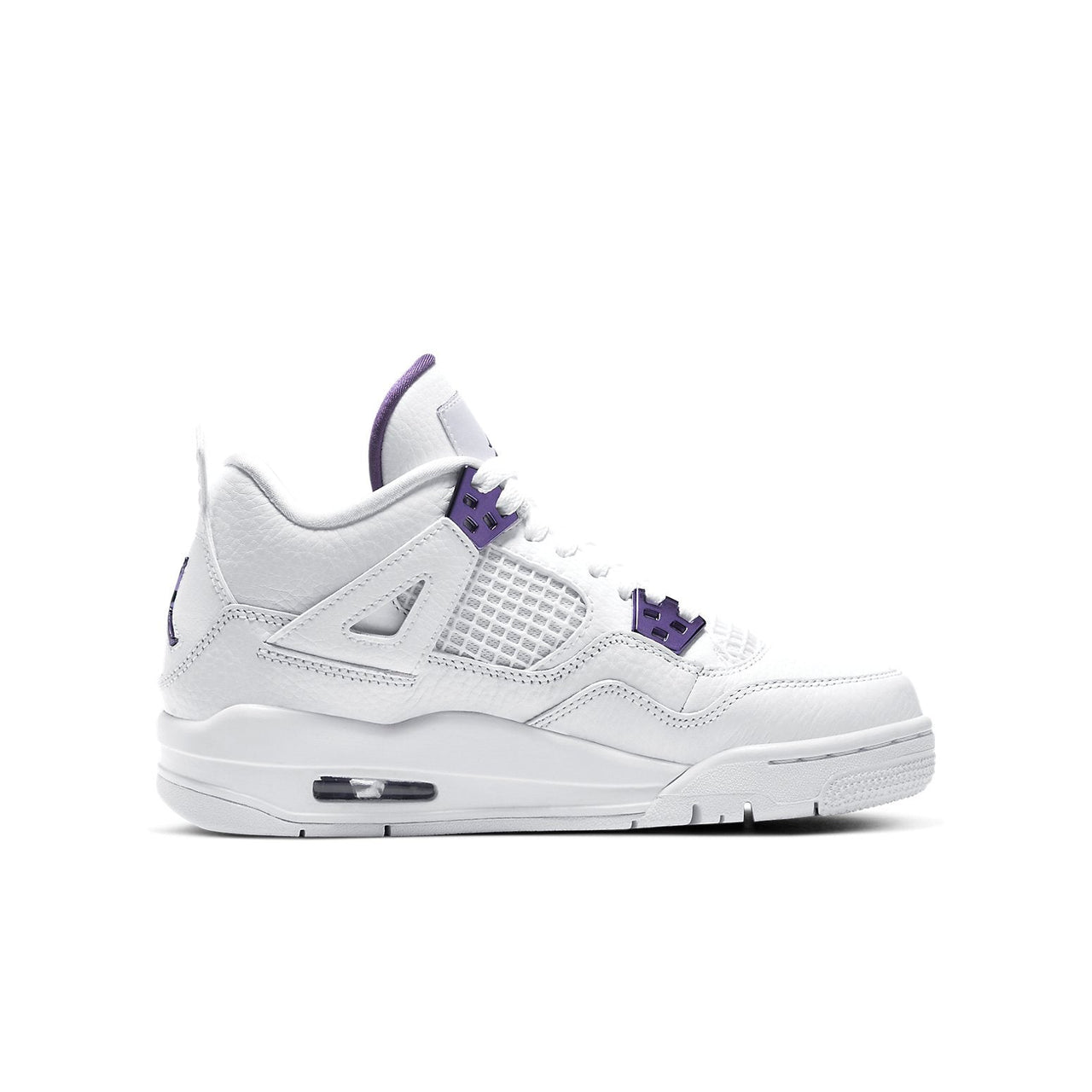 (GS) Air Jordan 4 Retro 'Purple Metallic' 408452-115