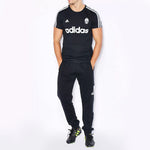 adidas Logo Training Fleece Lined Stay Warm Sports Knit Long Pants Black AB6527