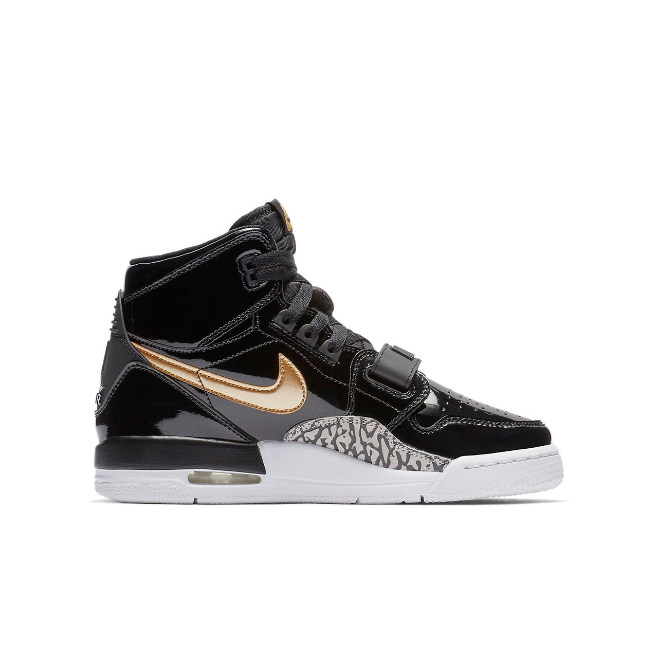 (GS) Air Jordan Legacy 312 'Black Metallic Gold' AT4040-007