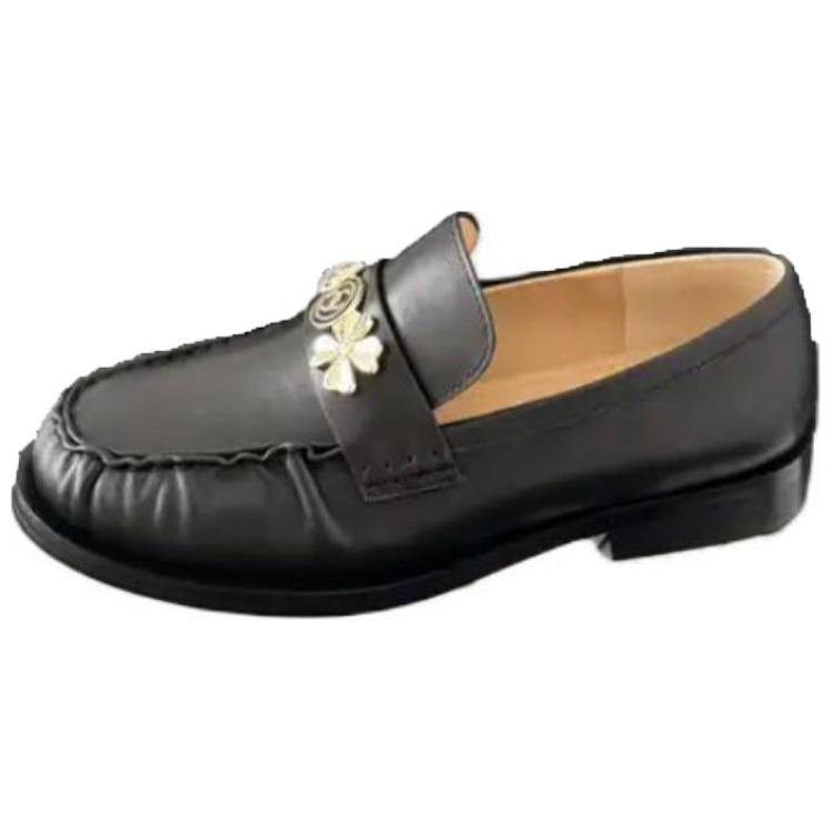 CHANEL Loafers Women's Black
