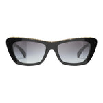 CHANEL Acetate Butterfly Sunglasses Unisex Black