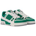 LOUIS VUITTON Trainer Low-Top Skateboard Shoes Women's Green