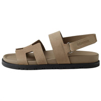 HERMES Genius Strap Sandals Women's Sandy Beige