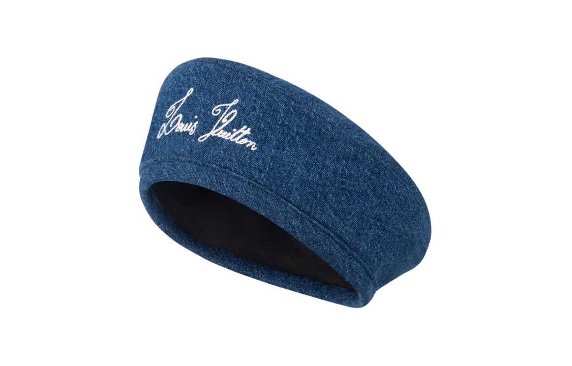 LOUIS VUITTON Denim Beret