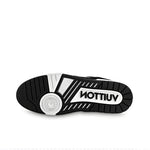 LOUIS VUITTON Panda Kitten Low-Top Skateboard Shoes Unisex Black White