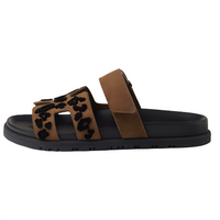HERMES Slide Slippers Women's Umber