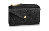 LOUIS VUITTON Card Holder Recto Reverso Monogram Empriente Black