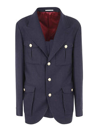Brunello Cucinelli Men's Blazer Mn4857Bdd_C002