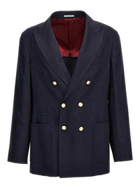 Brunello Cucinelli Men's Blazer Ms4627Bbde_C9159