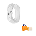 LOUIS VUITTON Brass Hardware Accessories Earrings Men's Silver